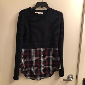 Veronica Beard mixed media sweater